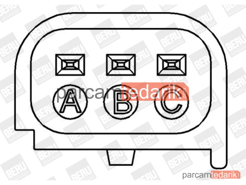 BERU ZS387 | Ateşleme Bobini — Ford B-Max, Ford B-Max Van, Ford C-Max
