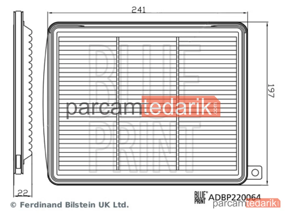 BLUEPRINT ADBP220064 | Hava Filtresi — Hyundai i10 III