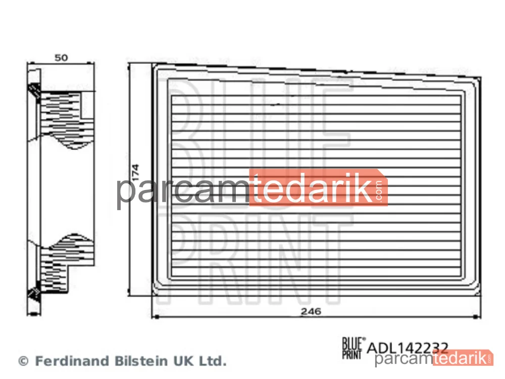 BLUEPRINT ADL142232 | Hava Filtresi — Fiat Tipo, Fiat Egea