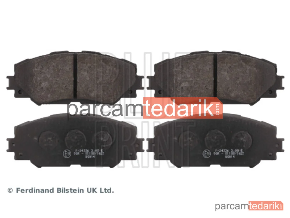 ADT342171 | Fren Balatası — Subaru Trezia, Toyota Auris, Toyota Auris Station wagon