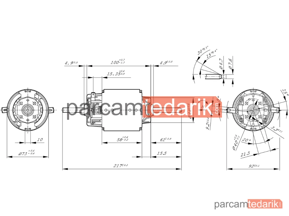 BOSCH 0130101616 | Soğutma Fanı — Mercedes-Benz Actros MP2 / MP3