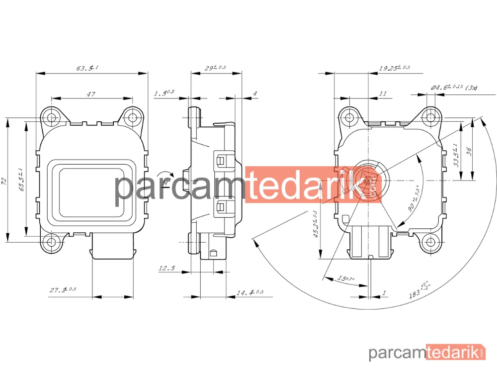 BOSCH 0132801143 | Servo Motor