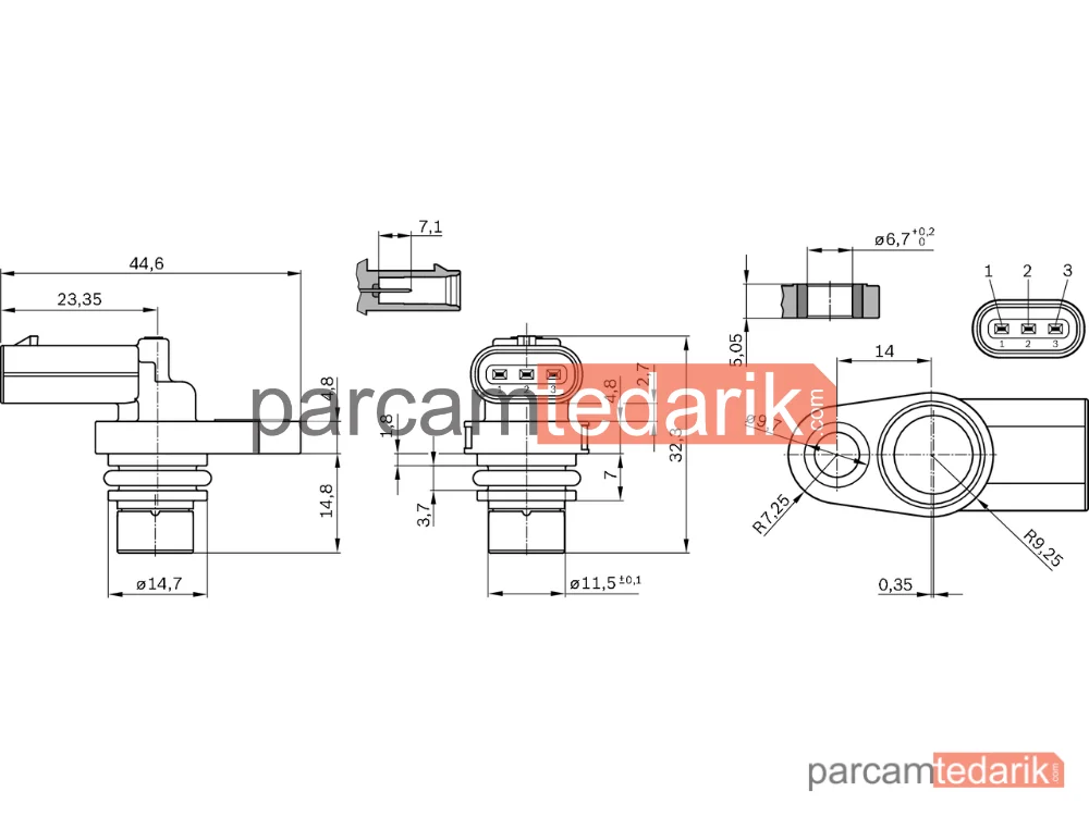 BOSCH 0232103099 | Devir Sensörü