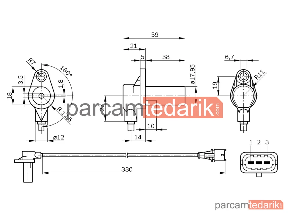 BOSCH 0261210248 | Devir Sensörü — Porsche 911 Cabrio, Porsche 911, Porsche Boxster