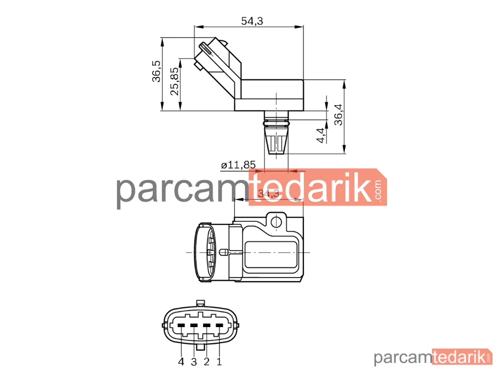 BOSCH 0261230090 | Motor Elektriği — Volvo S80 I, Volvo S60 I, Volvo S40 II