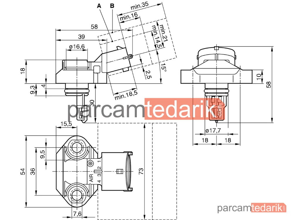 BOSCH 0281002244 | Sensörler — Mercedes-Benz Actros MP2 / MP3