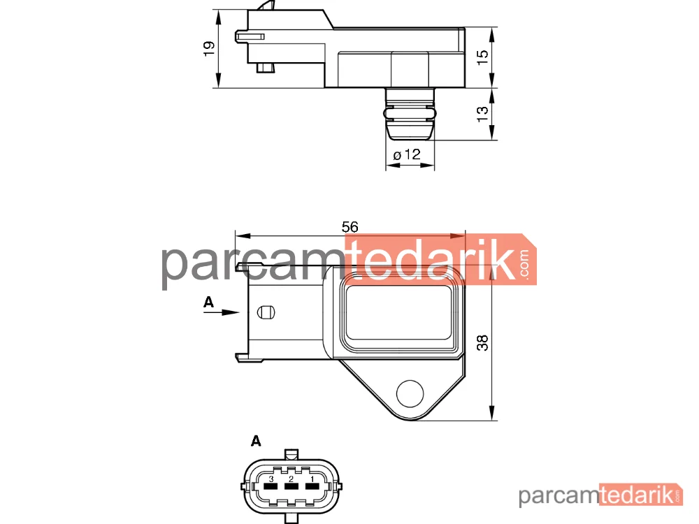 BOSCH 0281002487 | Sensörler — Opel Astra H, Opel Astra H Kombi, Opel Astra G Classic