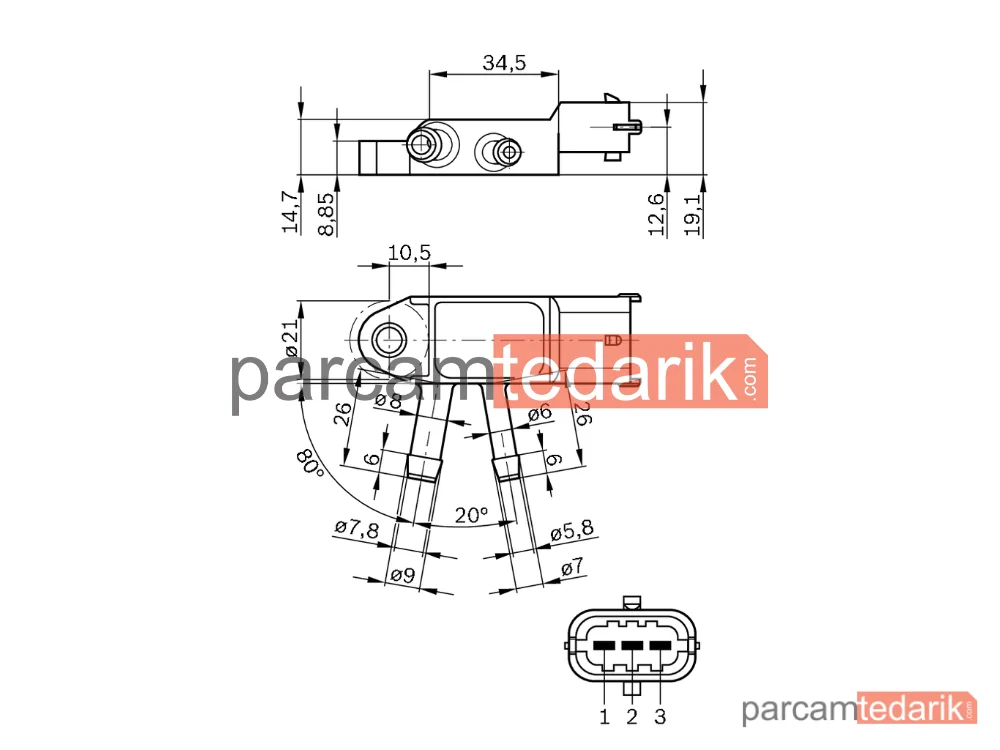 BOSCH 0281002772 | Sensörler — Suzuki Grand Vitara II