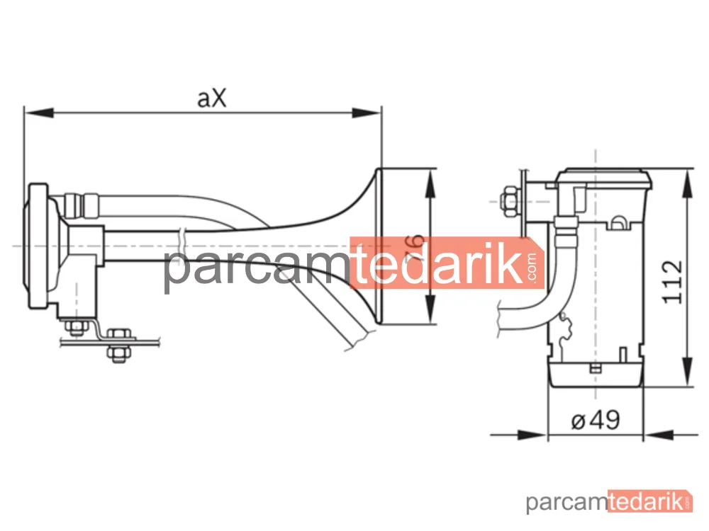 BOSCH 0328006002 | Korna