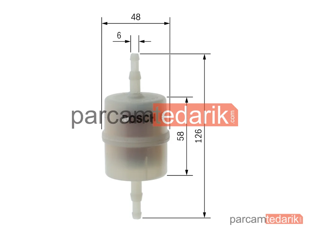 BOSCH 0450904162 | Yakıt Filtresi — Mazda 323 II, Peugeot 404, Cagiva Raptor