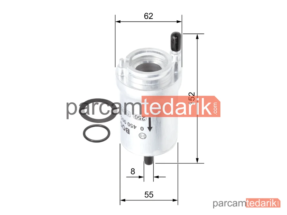 BOSCH 0450905925 | Yakıt Filtresi — VW New Beetle Cabrio, VW New Beetle, Seat Cordoba