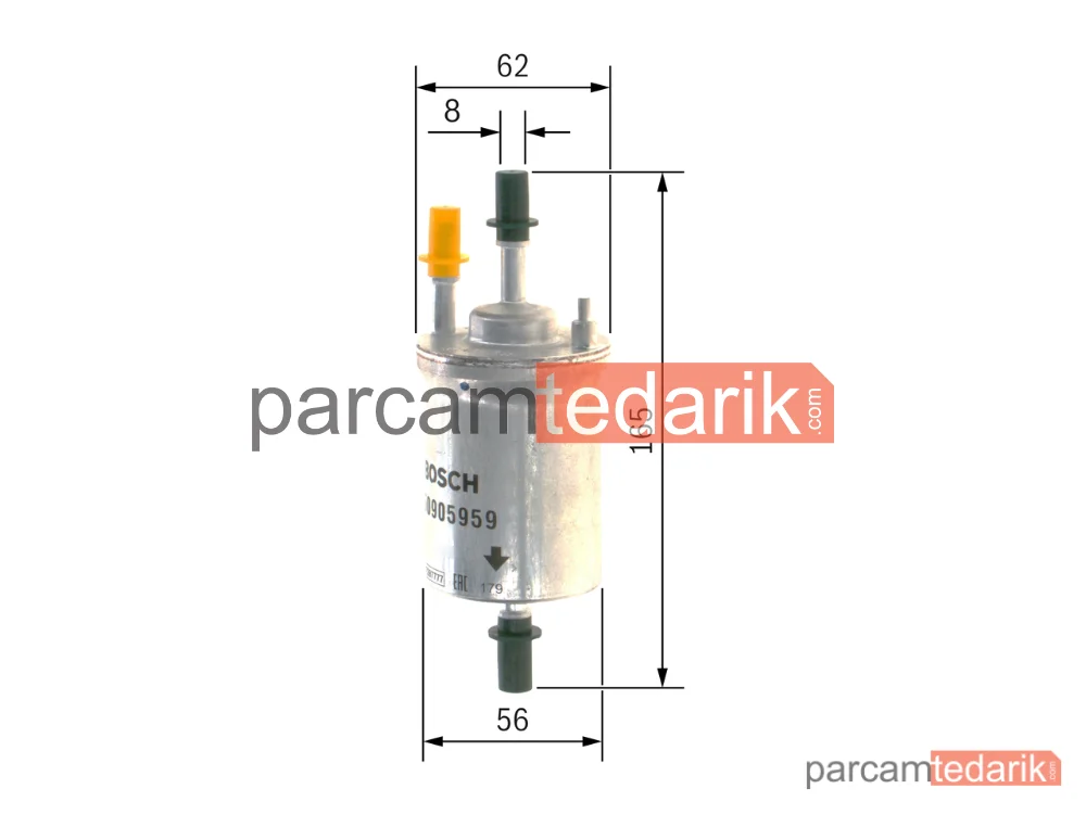 BOSCH 0450905959 | Yakıt Filtresi — VW Golf VI, VW Scirocco III, VW Jetta IV