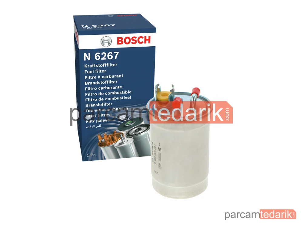 BOSCH 0450906267 | Yakıt Filtresi — VW Transporter T4, VW LT 28-35 I, VW Golf III