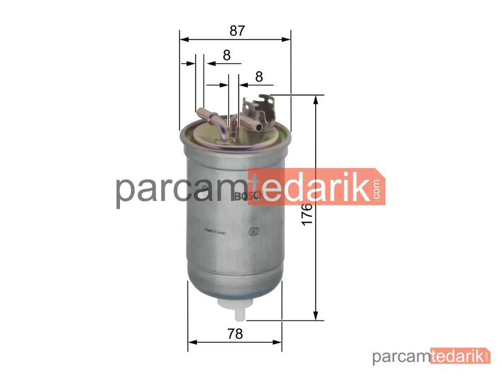 0450906267 | Yakıt Filtresi — VW Transporter T4, VW LT 28-35 I, VW Golf III