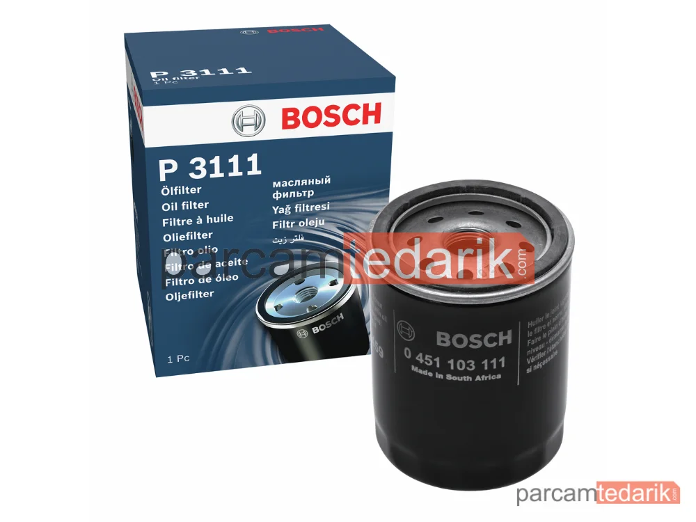 BOSCH 0451103111 | Yağ Filtresi — Fiat Panda, Fiat Uno, Lancia Y10