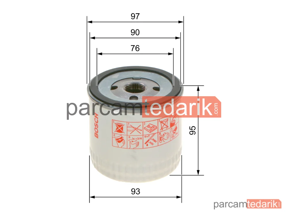 0451103252 | Yağ Filtresi — Ford Transit, Ford Focus I Kombi, Ford Focus I