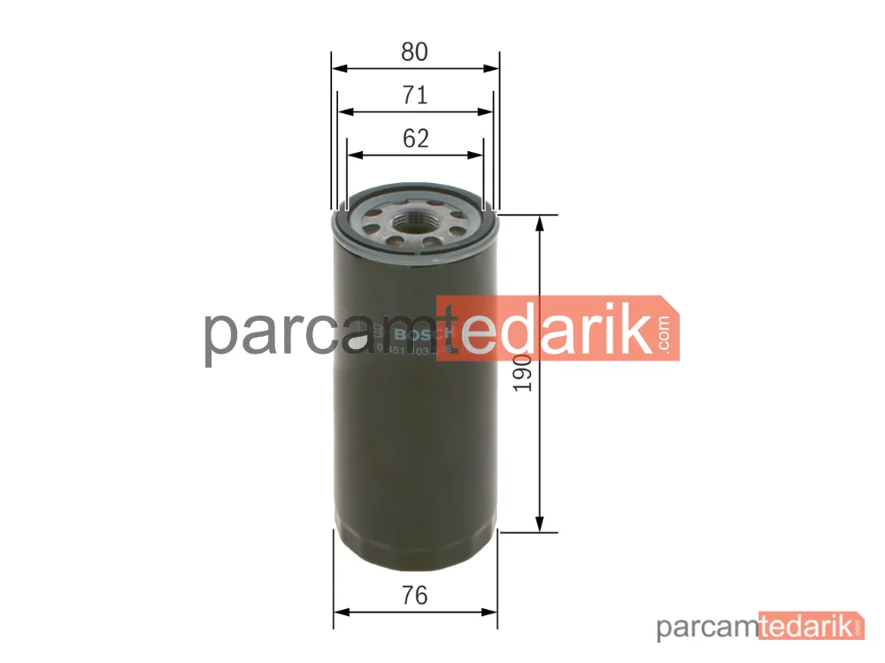 BOSCH 0451103348 | Yağ Filtresi — Audi A6 C5