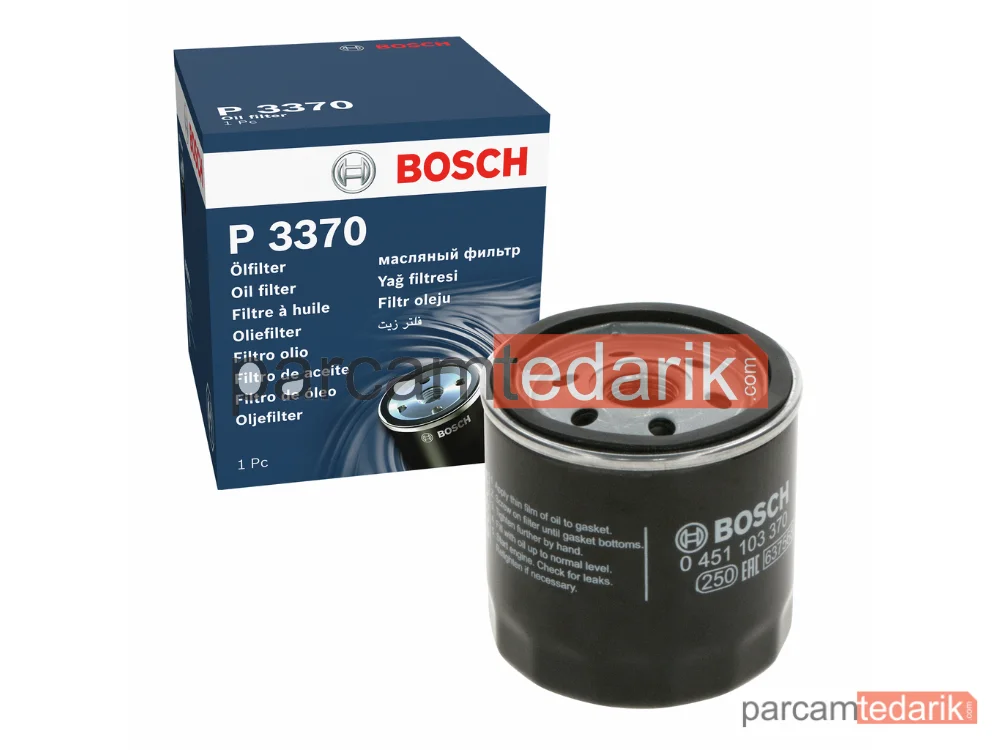 BOSCH 0451103370 | Yağ Filtresi — Opel Kadett E, Opel Vectra A, Opel Astra F