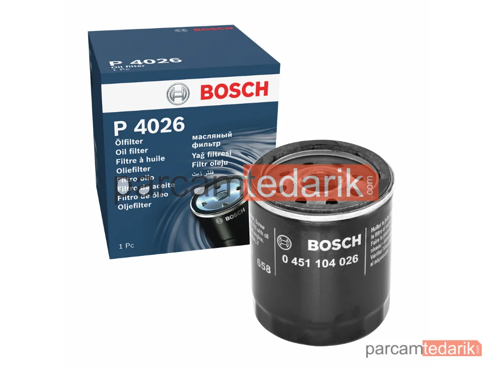 BOSCH 0451104026 | Yağ Filtresi — Rover 200 II, Rover 400 II, Rover 25 I