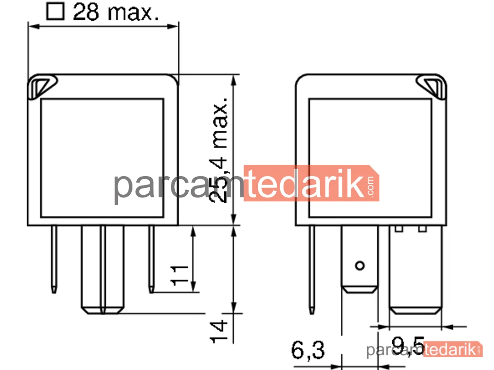 BOSCH 0986332001 | Röle — Mercedes-Benz E-Serisi, Mercedes-Benz E-Serisi T-Model, BMW 5
