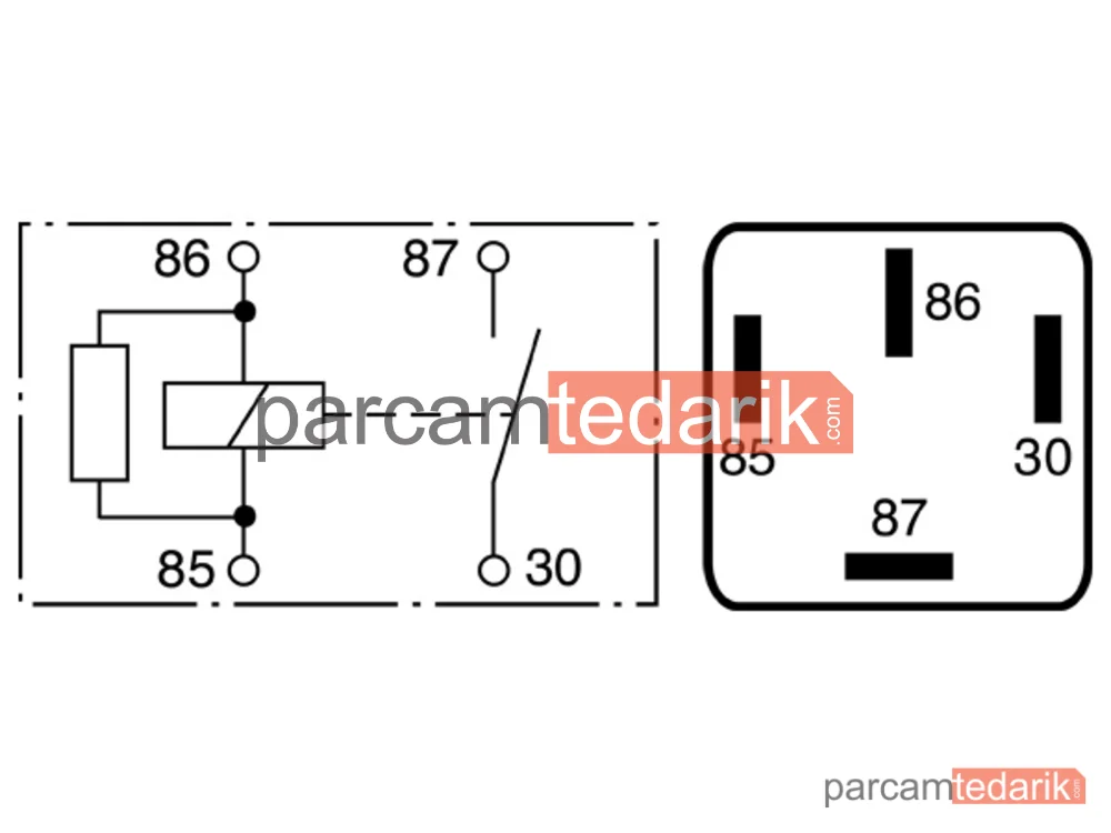 BOSCH 0986332030 | Röle — Opel Astra F, Opel Astra G, Opel Astra G Coupe