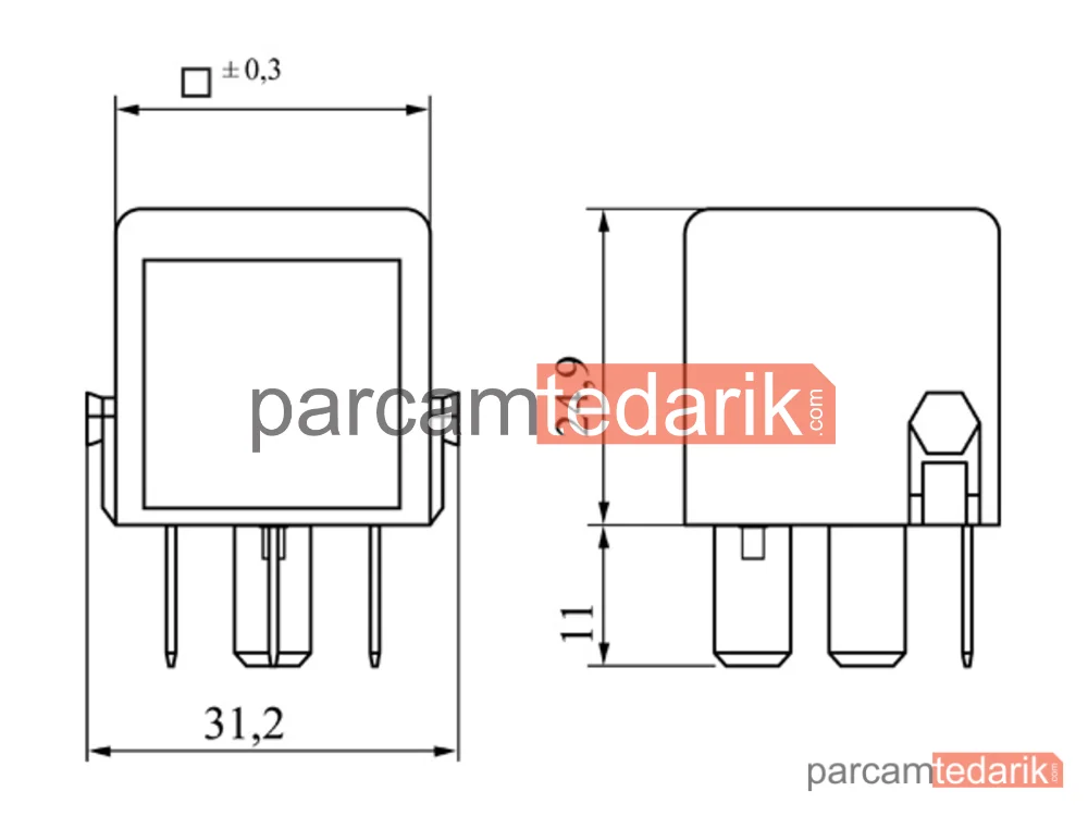 BOSCH 0986332041 | Röle — Mercedes-Benz C-Serisi, Mercedes-Benz C-Serisi T-Model, Mercedes-Benz B-Serisi