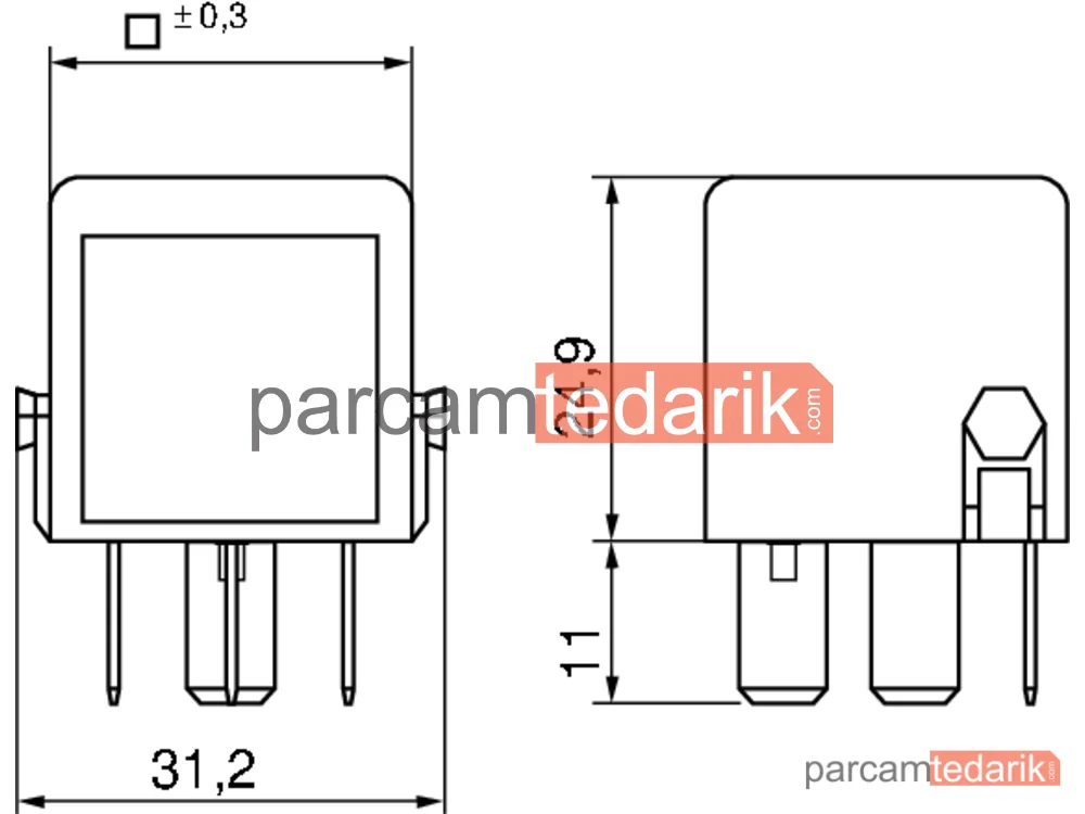 BOSCH 0986332041 | Röle — Mercedes-Benz C-Serisi, Mercedes-Benz C-Serisi T-Model, Mercedes-Benz B-Serisi