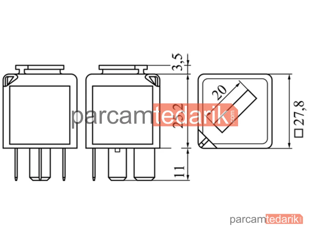BOSCH 0986332053 | Röle — Audi A3, Citroen BX, Audi A6 C7