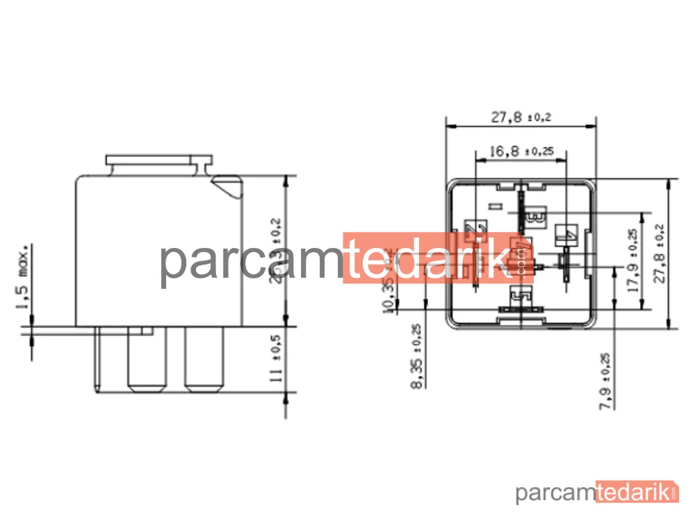 BOSCH 0986332053 | Röle — Audi A3, Citroen BX, Audi A6 C7