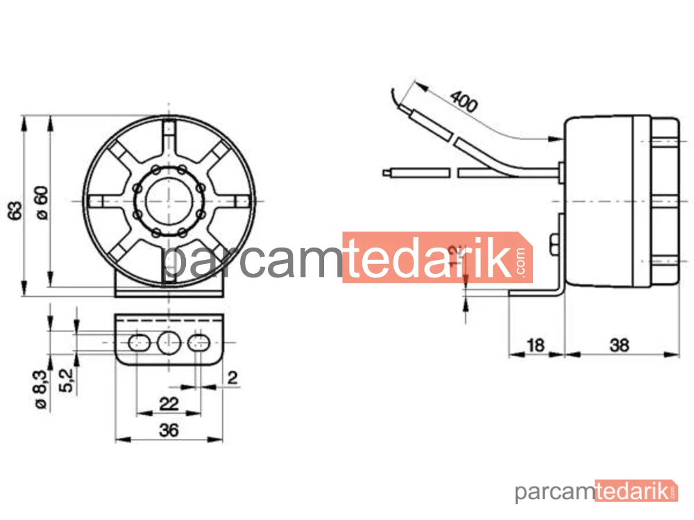 Geri Vites İkaz Kornası 12V-24V Tüm Araçlar - 0986334001