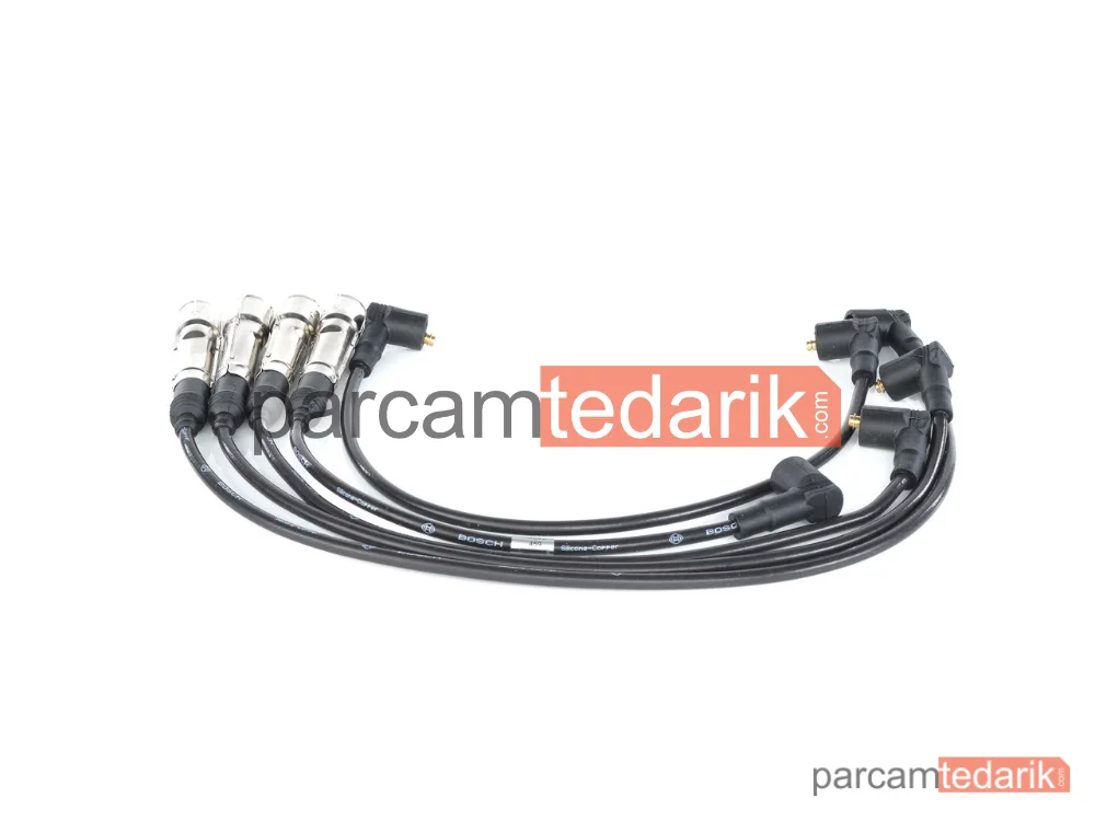 BOSCH 0986356343 | Buji Kablosu Takım (Seat Ibiza / Skoda Felicia / VW Golf / Polo / Polo Classic) AEE-ALM-1F