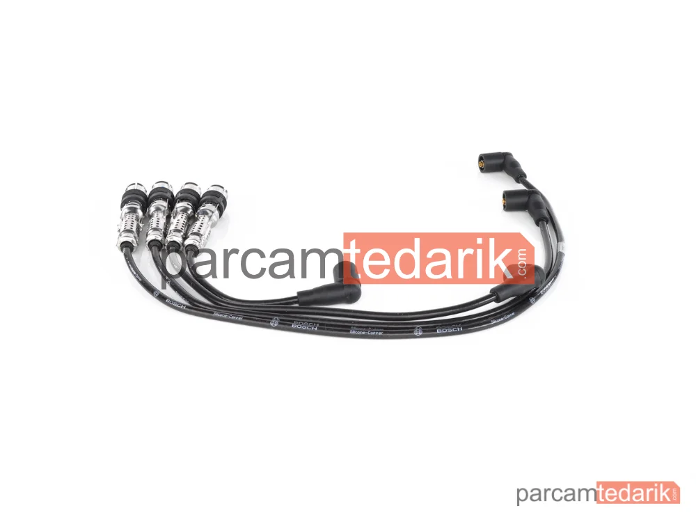 BOSCH 0986356345 | Buji Kablo Seti Bakır VW Caddy 2.0 Ecofuel 06-15, Touran 2.0 Ecofuel 06-09, Caddy III Station Wagon 2.0 Ecofuel 06-15