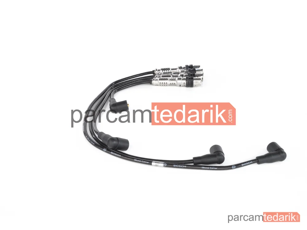 BOSCH 0986356345 | Buji Kablo Seti Bakır VW Caddy 2.0 Ecofuel 06-15, Touran 2.0 Ecofuel 06-09, Caddy III Station Wagon 2.0 Ecofuel 06-15