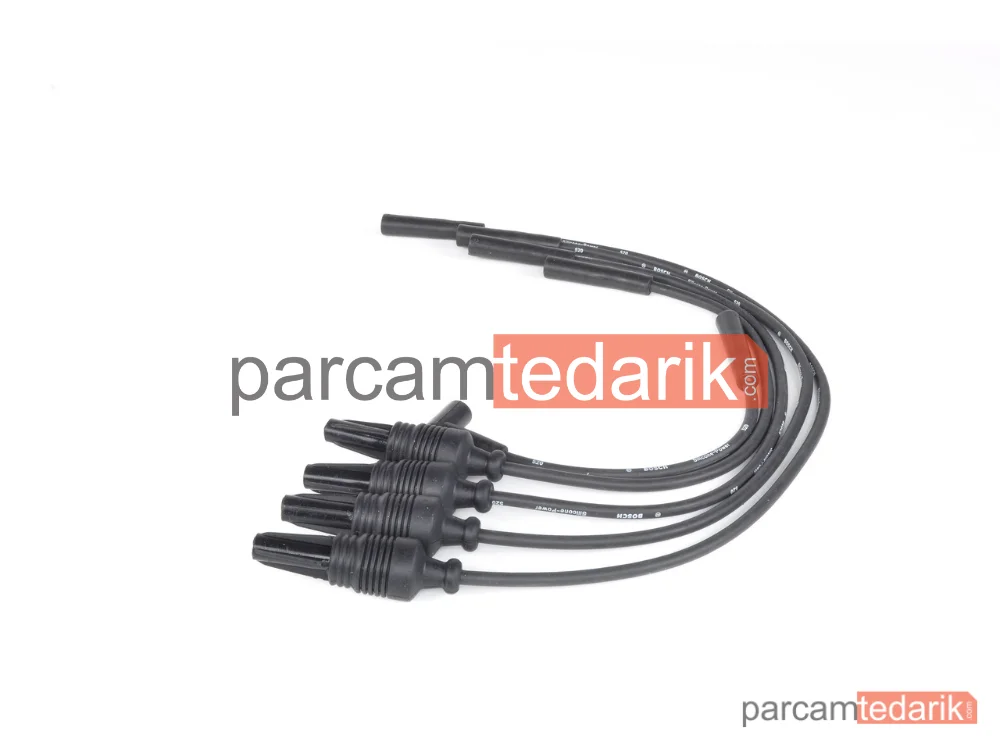 BOSCH 0986356889 | Buji Kablo Seti Silikon Citroen AX 10 87-98, Peugeot 205 Cabrio 1.1 87-94, 205 1.4 87-89, 106 1.4 91-96