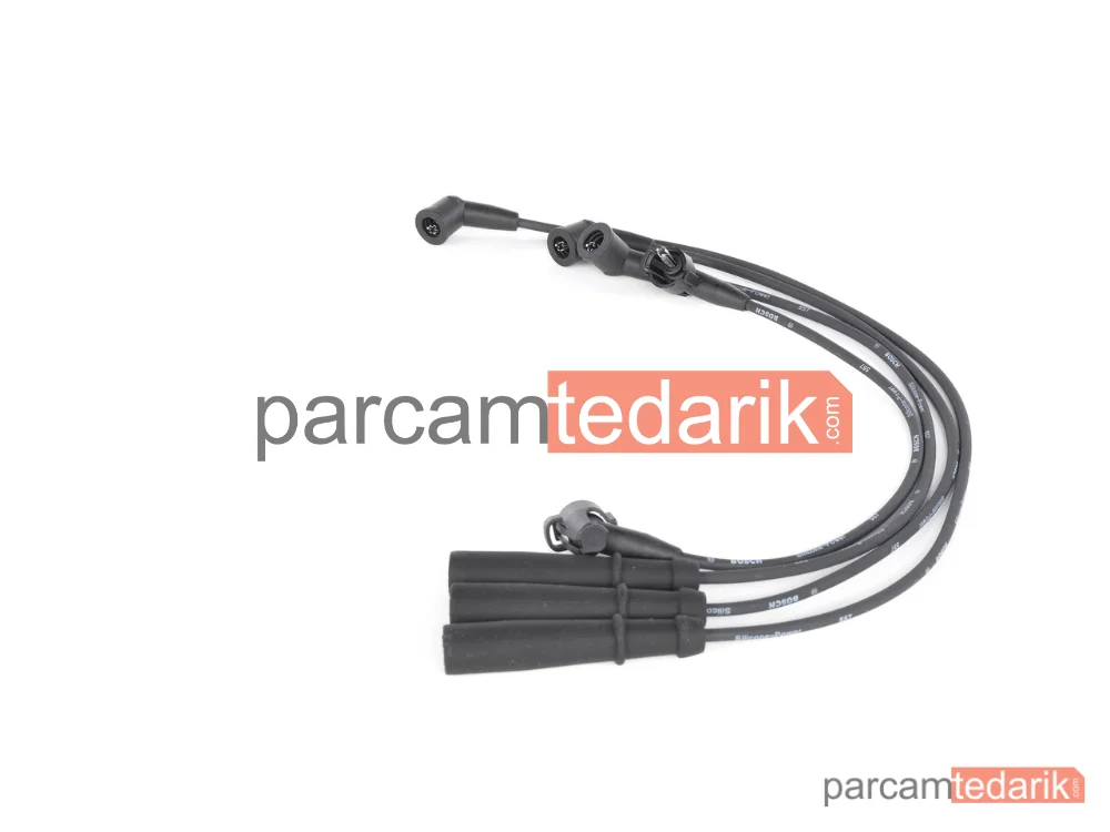 BOSCH 0986357222 | Buji Kablo Seti Silikon Daihatsu Cuore 0.8 89-90, Move 0.8 97-99, Cuore IV 0.8 95-98