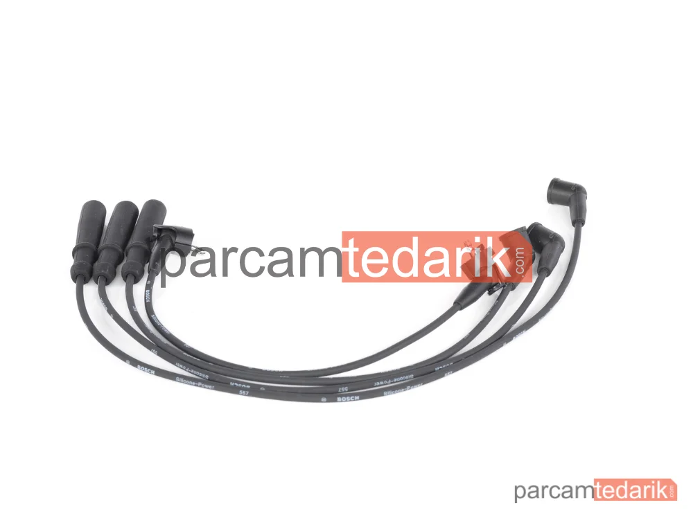 BOSCH 0986357222 | Buji Kablo Seti Silikon Daihatsu Cuore 0.8 89-90, Move 0.8 97-99, Cuore IV 0.8 95-98