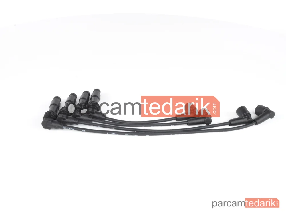 BOSCH 0986357237 | Buji Kablosu Slikon Set (Opel Astra F 1.8 2.0 94-98/ Opel Vectra B 1.8I 2.0I 16V 95-00)