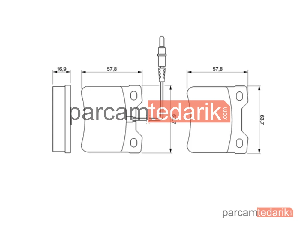 BOSCH 0986494000 | Fren Balatası (Arka) — Mercedes-Benz Vito, Mercedes-Benz V-Serisi