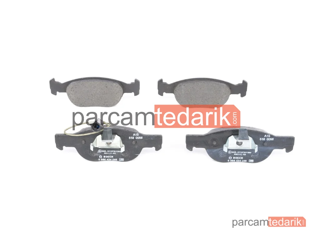 0986424246 | Fren Balatası (Ön) — Fiat Brava, Fiat Bravo I, Fiat Marea