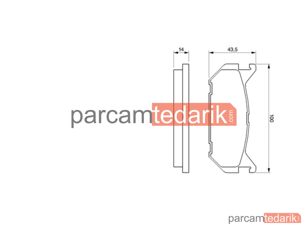 BOSCH 0986424266 | Fren Balatası (Arka) — Mazda 626 IV, Mazda MX-6, Mazda Xedos 6