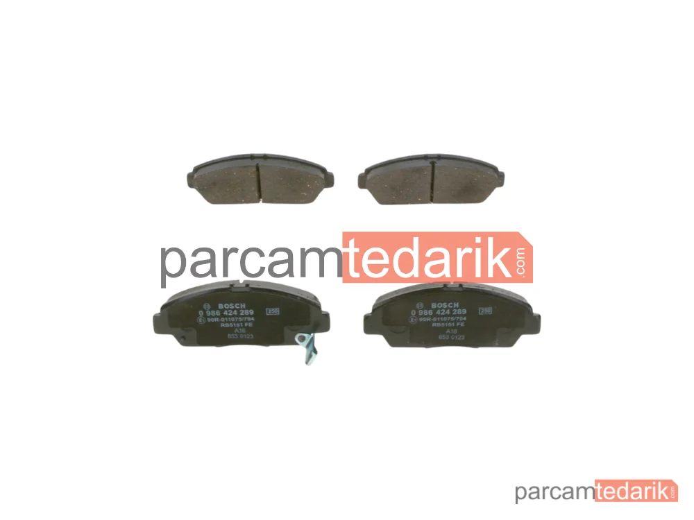 BOSCH 0986424289 | Fren Balatası (Ön) — Honda Accord V, Rover 600 I, Honda Prelude IV