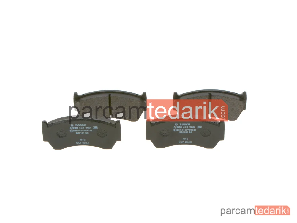 0986424369 | Fren Balatası (Ön) — Nissan Almera I