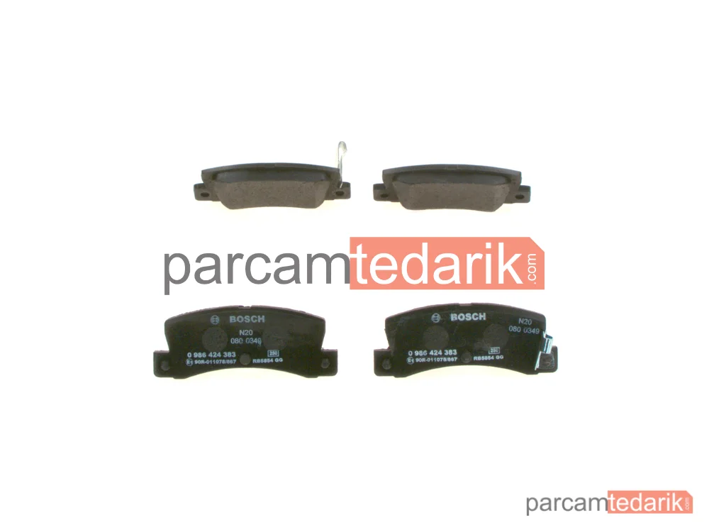 0986424383 | Fren Balatası (Arka) — Toyota Corolla, Toyota Camry, Toyota Corolla Compact