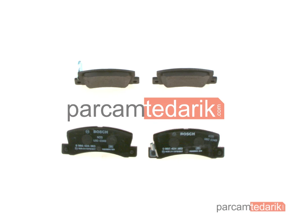 BOSCH 0986424383 | Fren Balatası (Arka) — Toyota Corolla, Toyota Camry, Toyota Corolla Compact