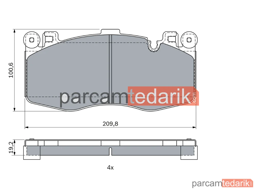 BOSCH 0986424387 | Fren Balatası — BMW X5