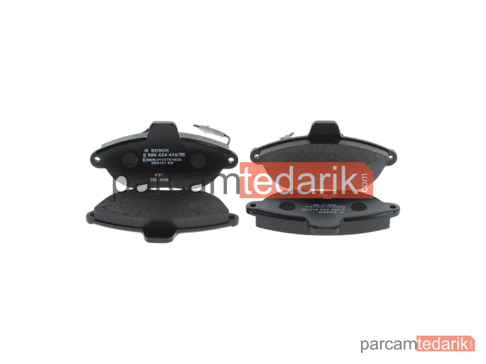 BOSCH 0986424415 | Fren Balatası (Ön) — Peugeot Expert, Fiat Scudo, Citroen Jumpy I