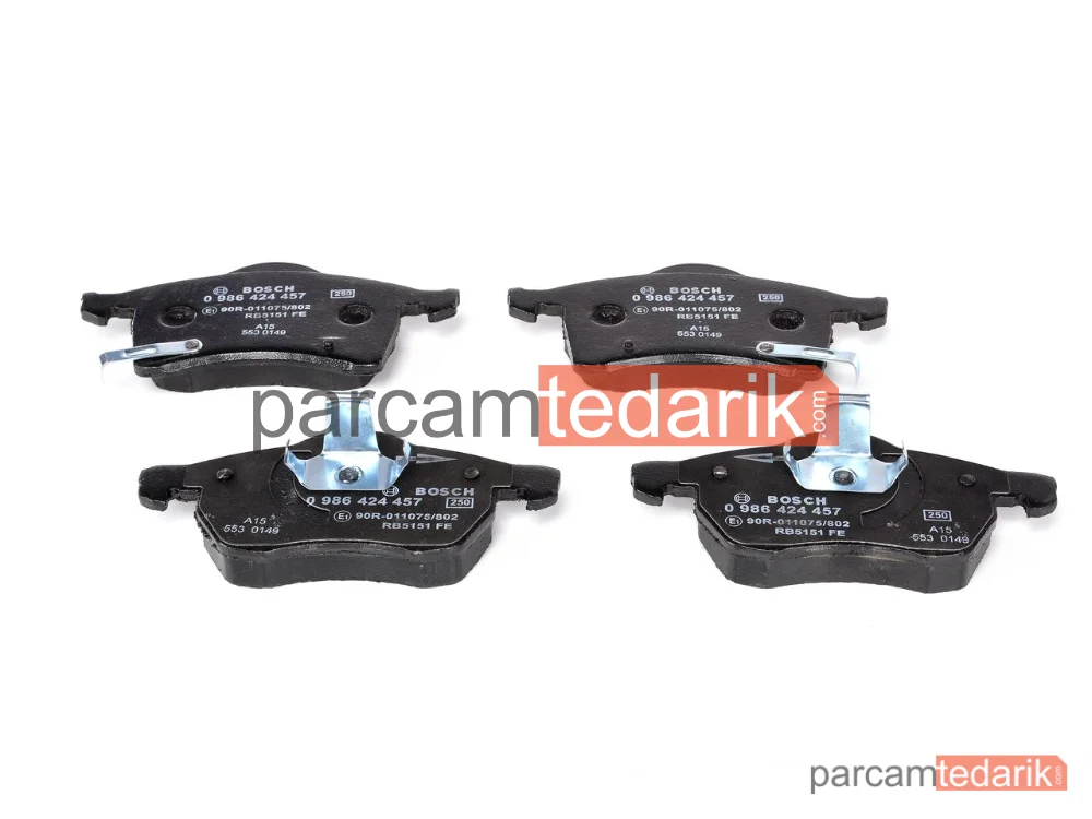 BOSCH 0986424457 | Fren Balatası — Opel Zafira A Mpv, Opel Astra G Coupe, Opel Astra G