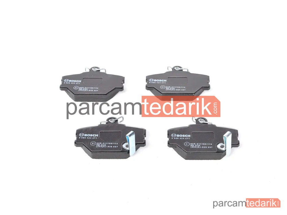 BOSCH 0986424471 | Fren Balatası (Ön) — Smart Fortwo Coupe, Smart City-Coupe, Smart Fortwo Cabrio