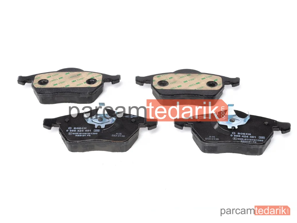 BOSCH 0986424481 | Fren Balatası (Ön) — VW Passat B5, Audi A4 B5, VW Passat B5 Variant
