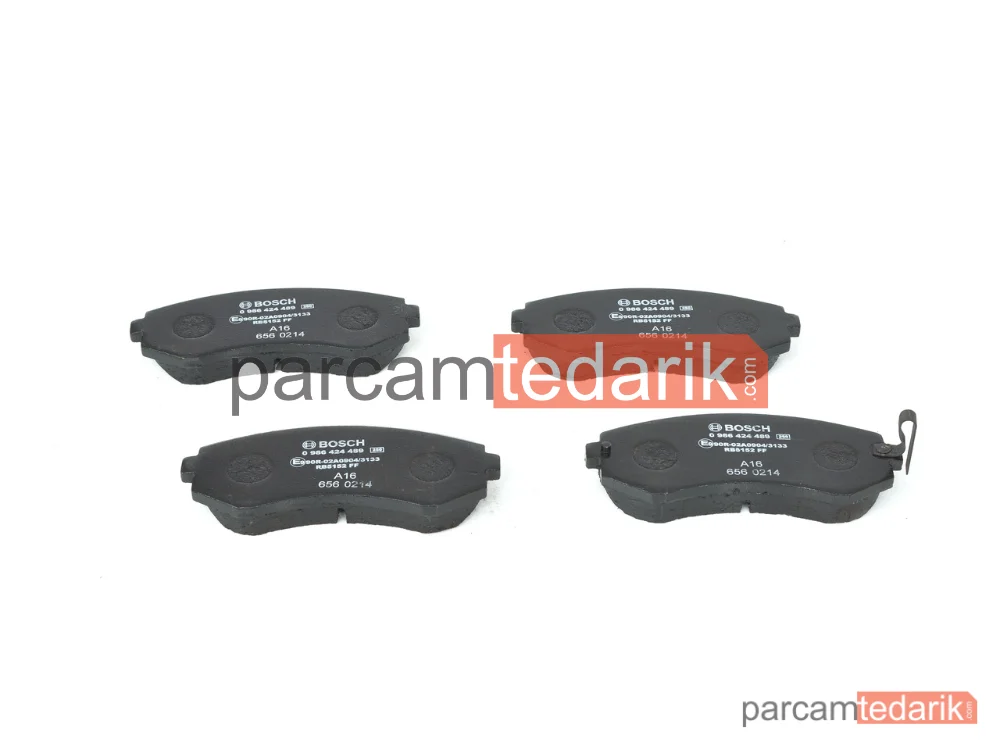 BOSCH 0986424489 | Fren Balatası (Ön) — Nissan Almera I, Nissan Patrol GR V Wagon, Nissan Sunny III Liftback